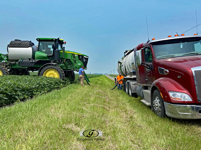 Filling up - Gingerich Farms