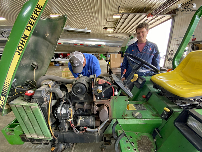 John Deere mower - Gingerich Farms