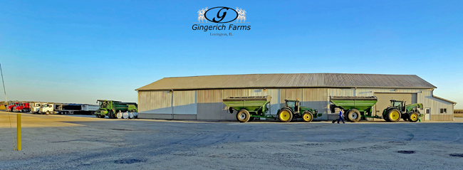 Getting ready for bean cutting - Gingerich Farms