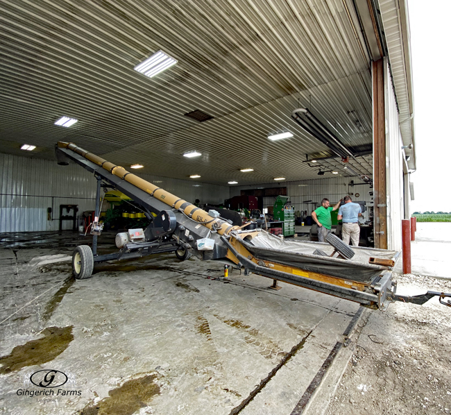 Auger repairs - Gingerich Farms