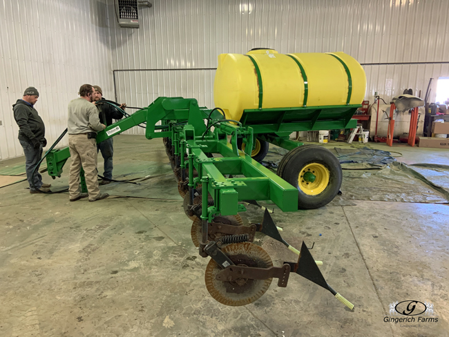 Put tank back on - Gingerich Farms