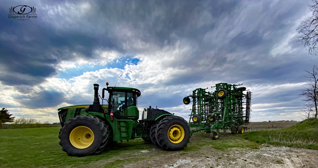 cultivator at Gingerich Farms