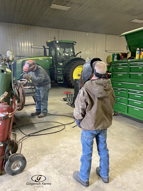 Welding at Gingerich Farms