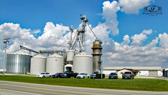 Parking out front at Gingerich Farms