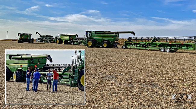 Lined for next field - Gingerich Farms