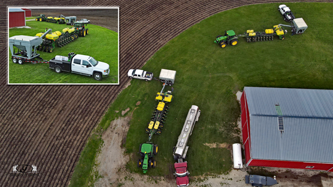 Loading planters - Gingerich Farms