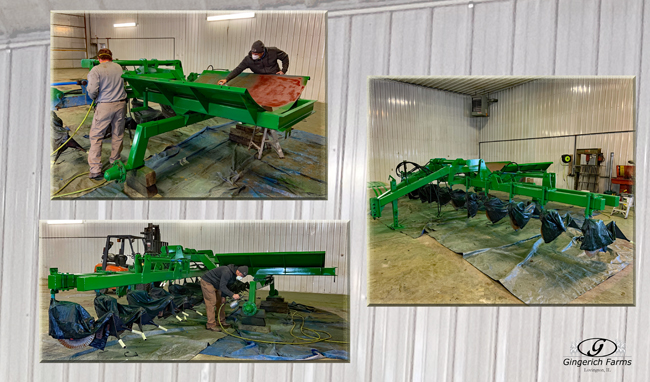 Paint sidedress bar - Gingerich Farms