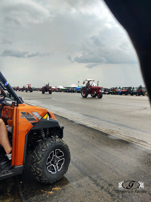 Parade of old tractors - Gingerich Farms