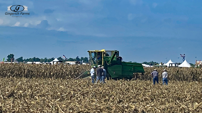 1st combine with cab - Gingerich Farms