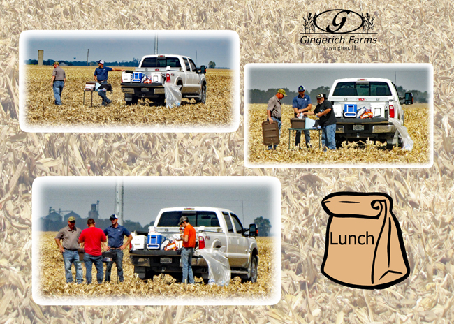 Pioneer lunch at Gingerich Farms