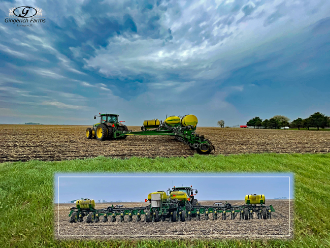 Planting corn - Gingerich Farms