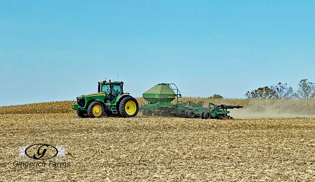 Wheat drill - Gingerich Farms