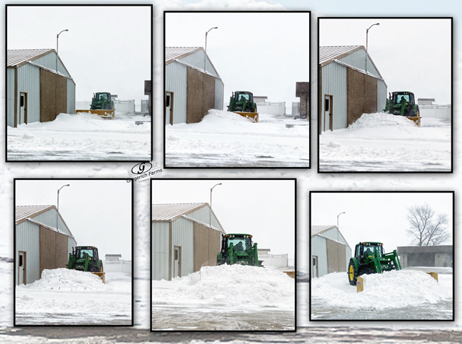 Plowing snow - Gingerich Farms