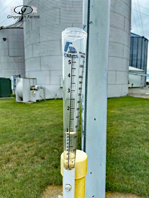 Rain guage - Gingerich Farms