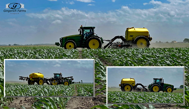 Sidedress at Gingerich Farms