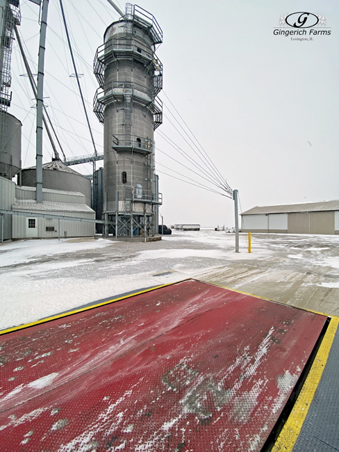 Grain Center & snow - Gingerich Farms