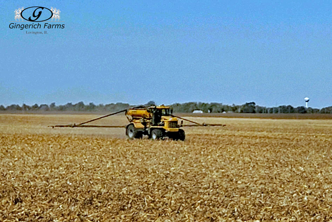 Fertilizer spreader - Gingerich Farms