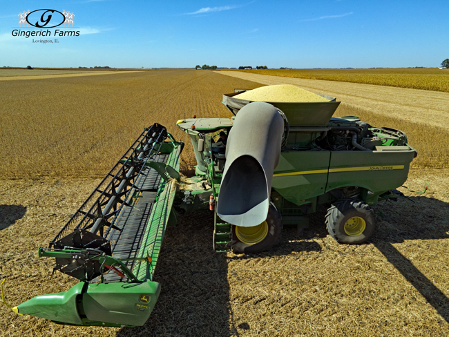 Full combine - Gingerich Farms