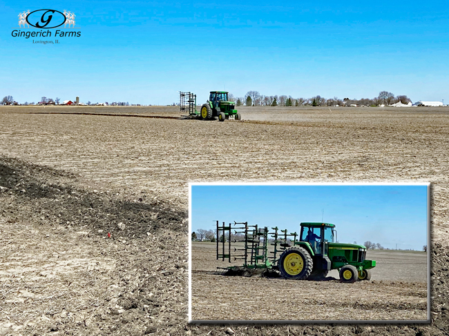 working down tile ground - Gingerich Farms